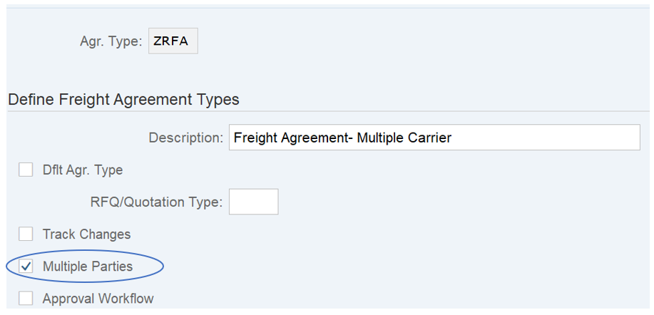 Define Freight Agreement type